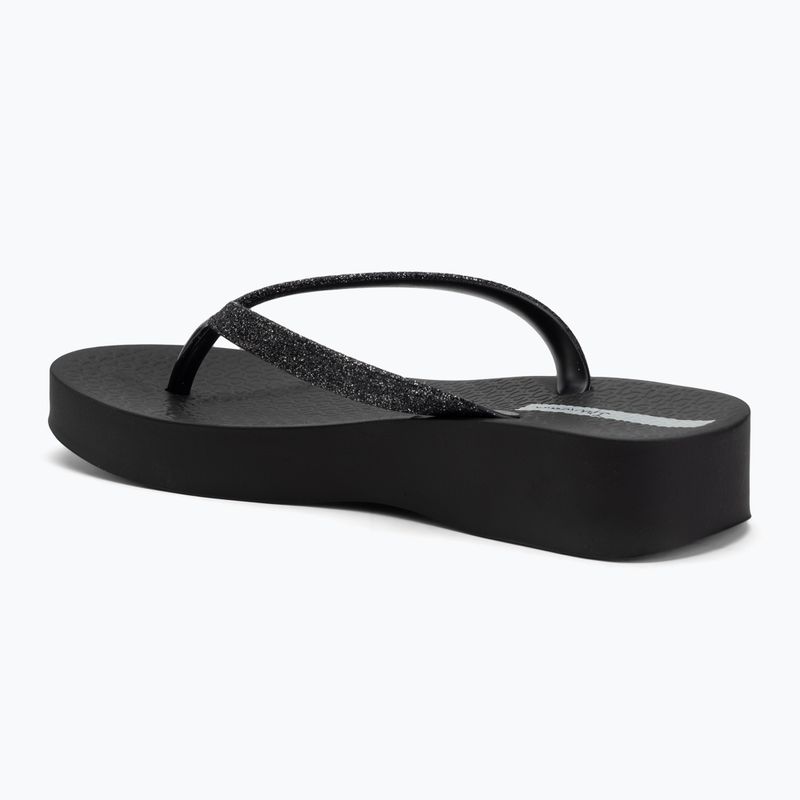 Șlapi pentru femei Ipanema Mesh Chic Plat black/glitter black 3