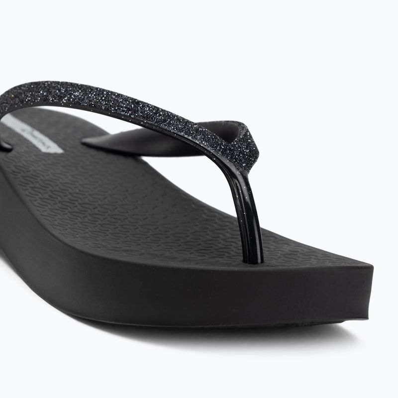 Șlapi pentru femei Ipanema Mesh Chic Plat black/glitter black 7