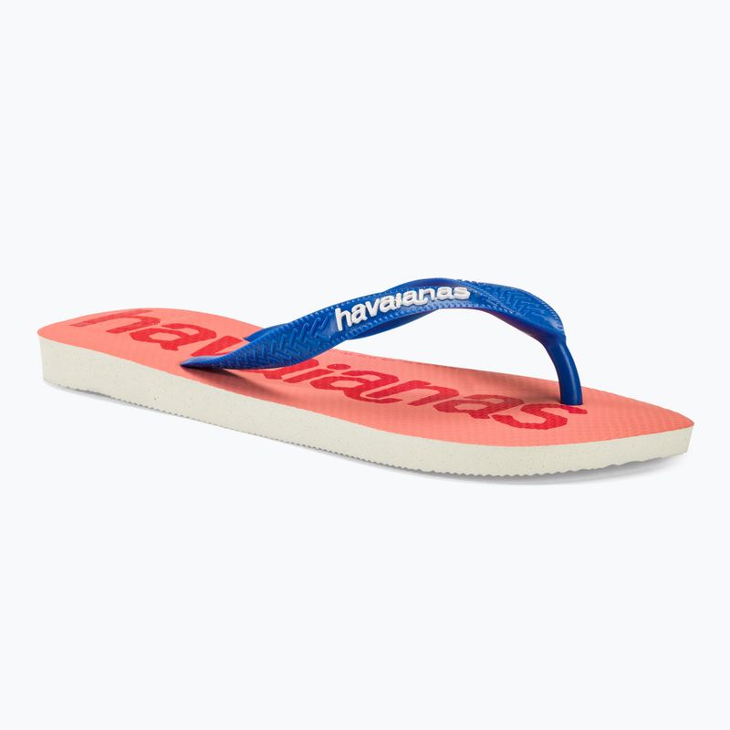 Șlapi Havaianas Top Logomania 2 white