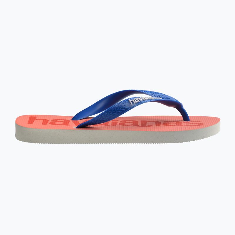 Șlapi Havaianas Top Logomania 2 white 9