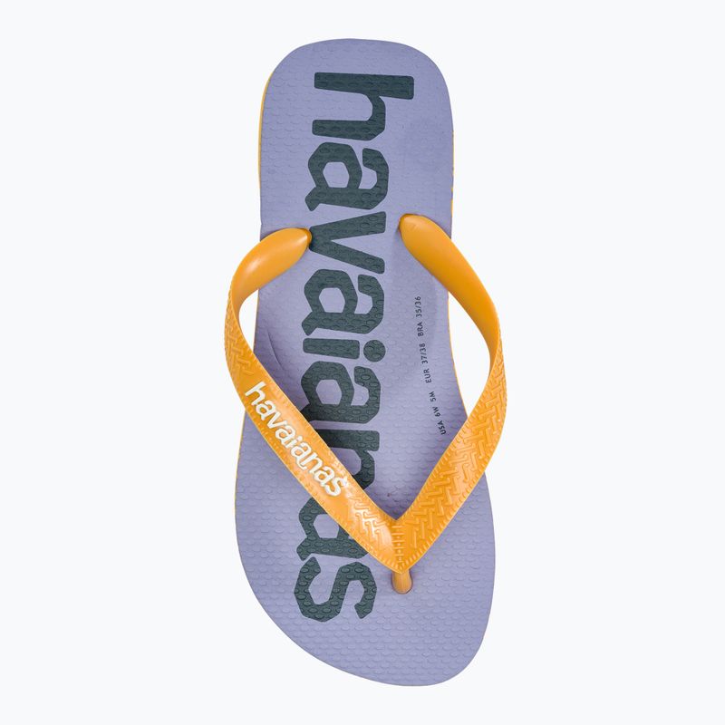 Șlapi Havaianas Top Logomania 2 pop yellow 5