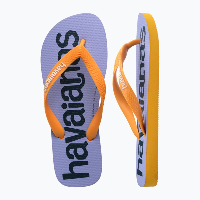 Șlapi Havaianas Top Logomania 2 pop yellow 11