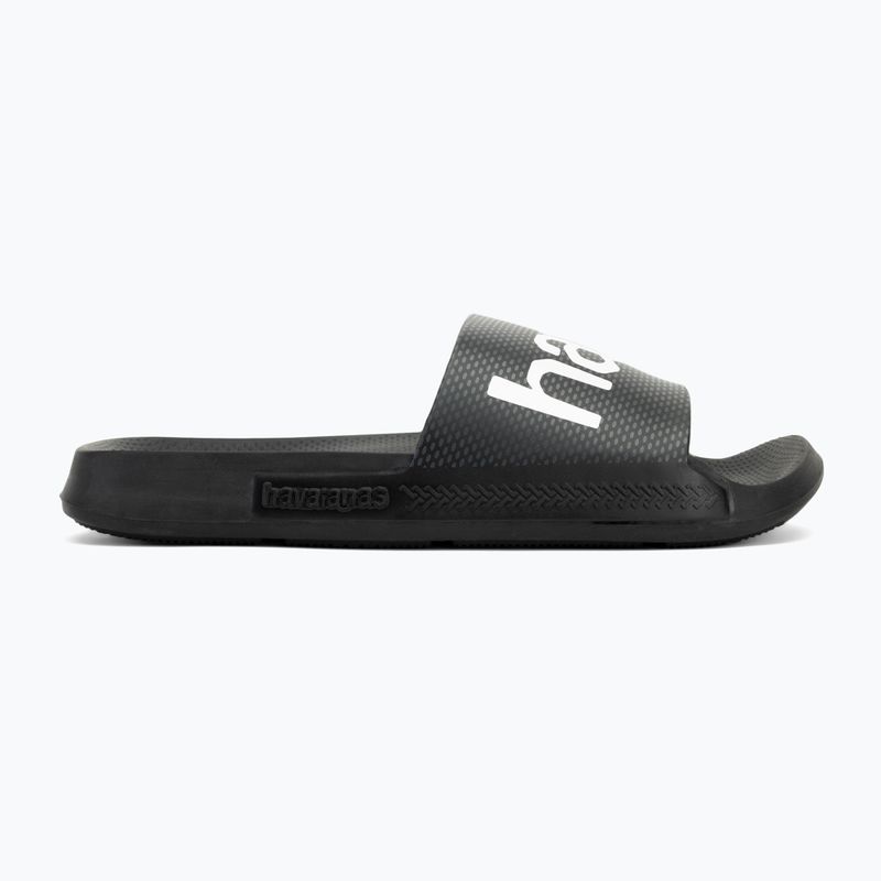 Papuci Havaianas Classic Logomania navy black 2