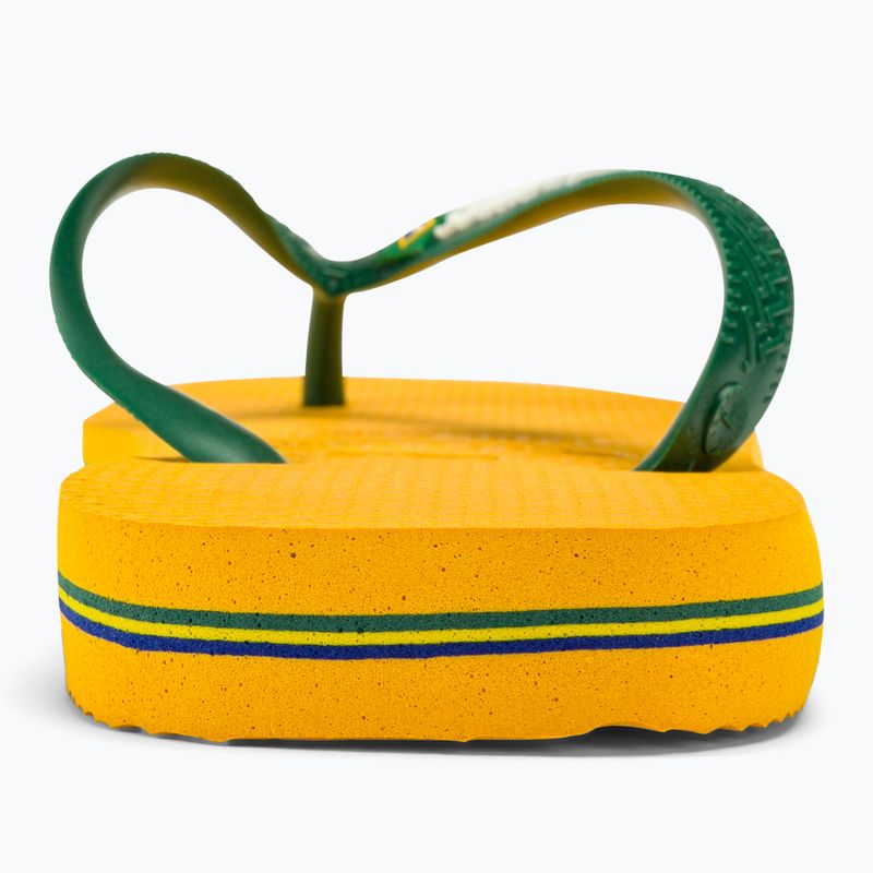Șlapi Havaianas Brasil Logo pop yellow 6