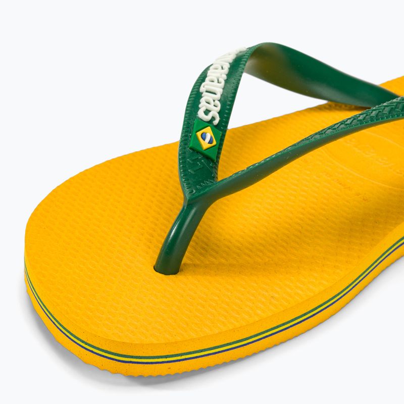 Șlapi Havaianas Brasil Logo pop yellow 7