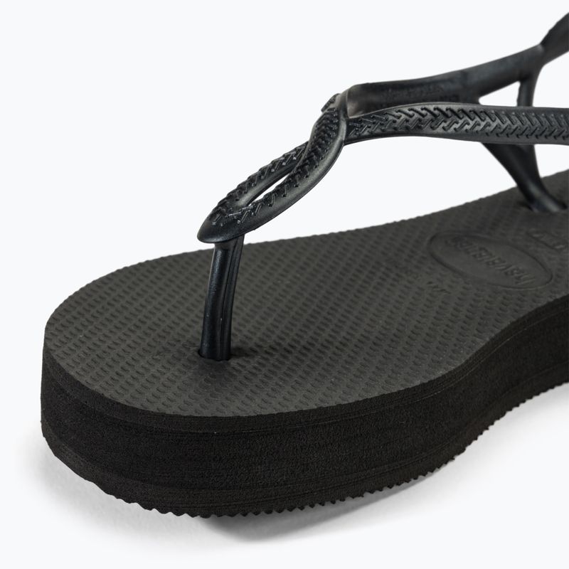 Sandale pentru femei Havaianas Luna Flatform black 7