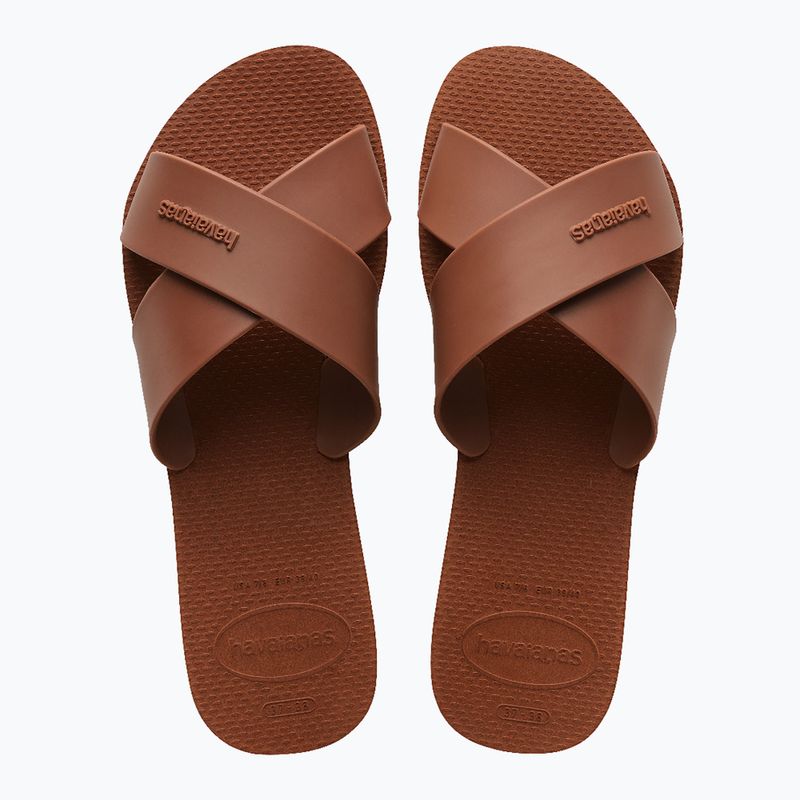Papuci pentru femeiHavaianas Aqua rust 3