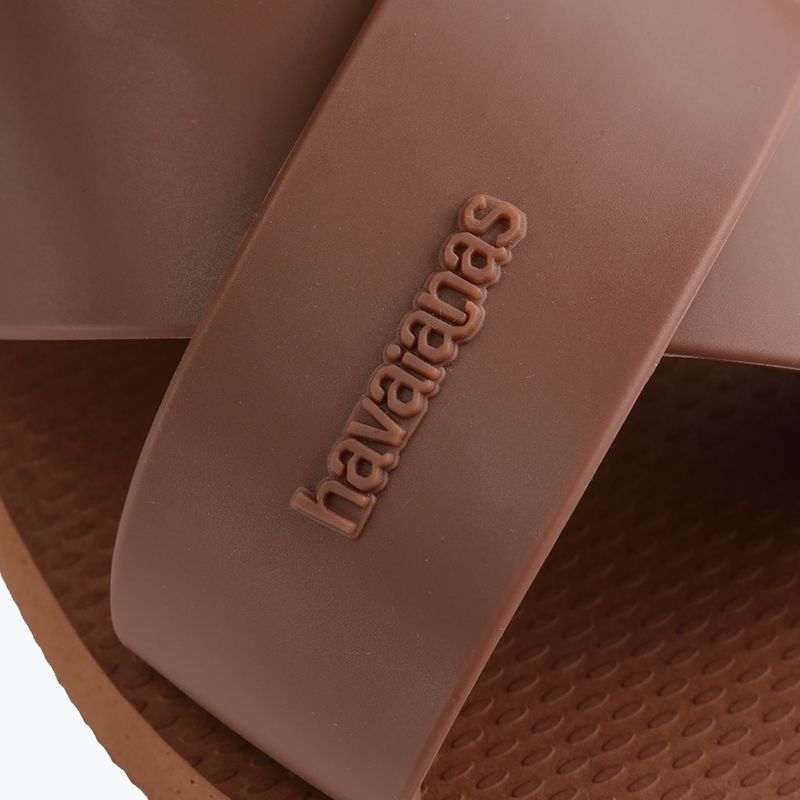 Papuci pentru femeiHavaianas Aqua rust 6