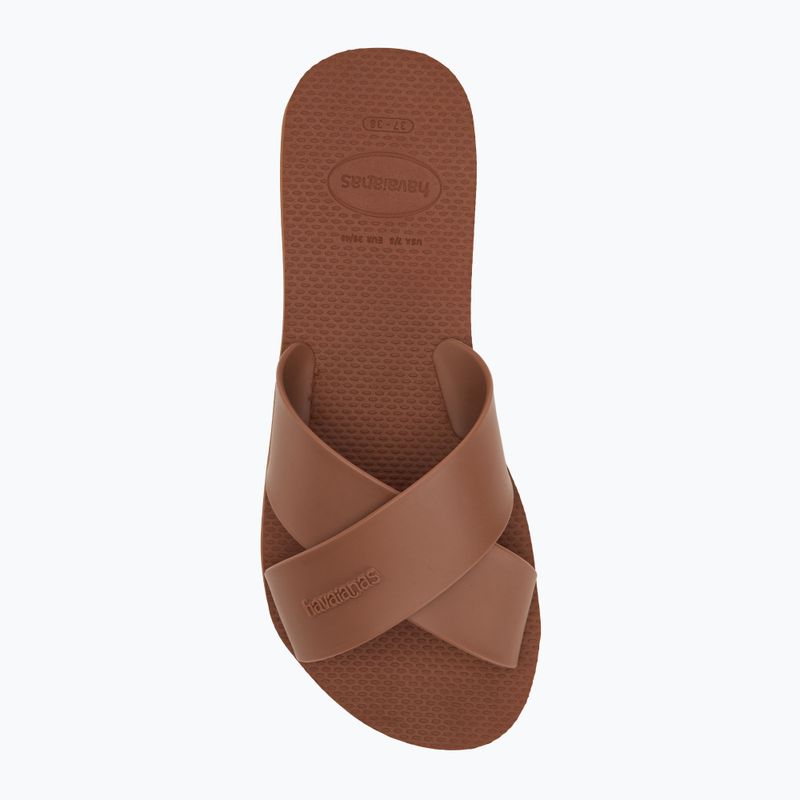 Papuci pentru femeiHavaianas Aqua rust 5