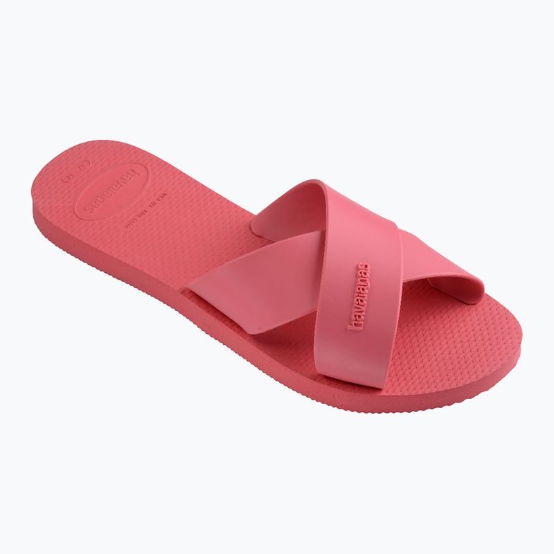 Papuci pentru femei Havaianas Aqua pink porcelain