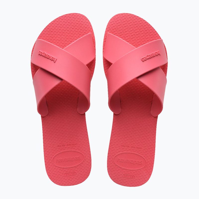 Papuci pentru femei Havaianas Aqua pink porcelain 3