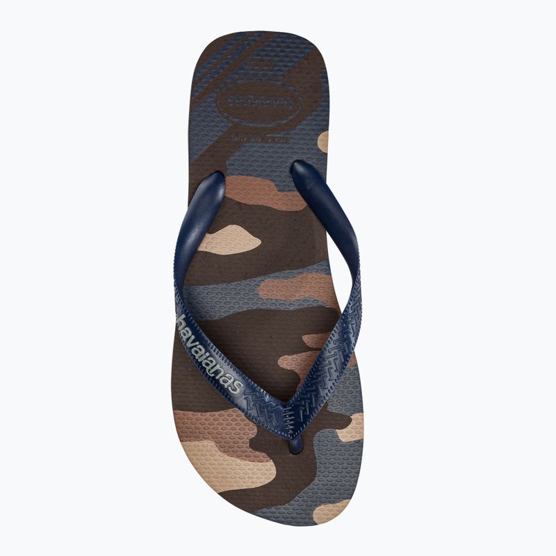Șlapi pentru bărbați Havaianas Top Camu dark brown 5
