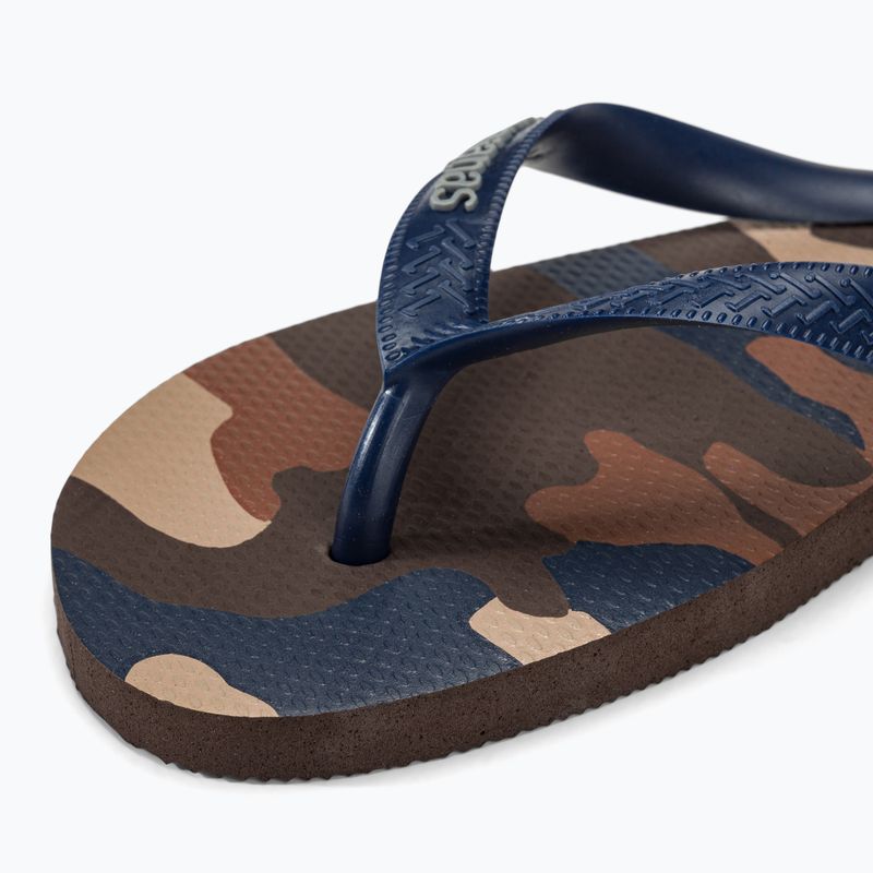 Șlapi pentru bărbați Havaianas Top Camu dark brown 7