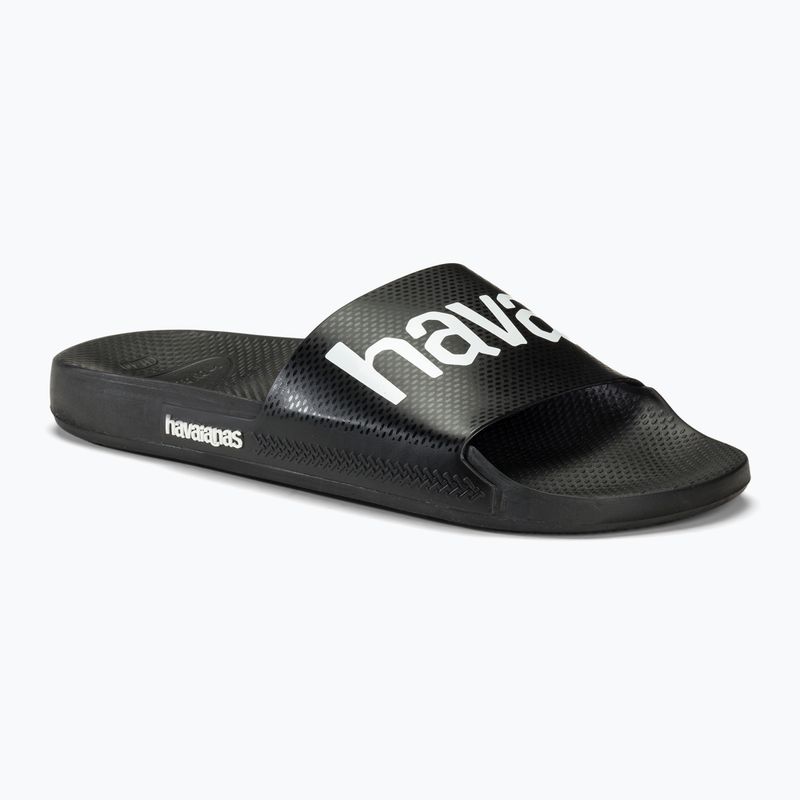 Papuci Havaianas Classic Logomania black / black