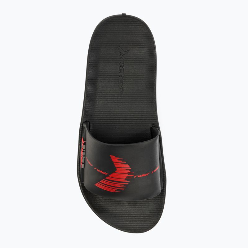 RIDER Speed Slide În negru/negru/roșu flip-flops pentru copii 5