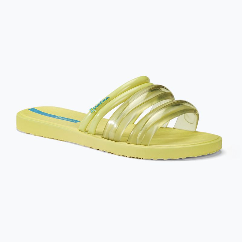 Papuci de plajă Ipanema Puffer Slide pentru femei, galben/albastru