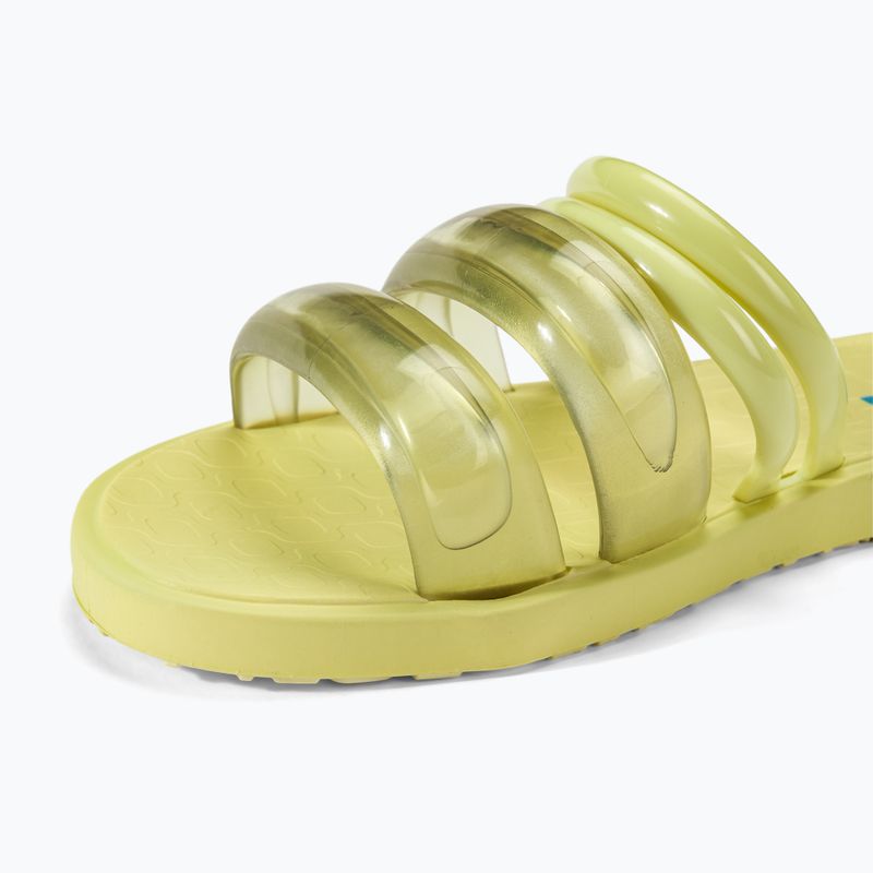 Papuci de plajă Ipanema Puffer Slide pentru femei, galben/albastru 7