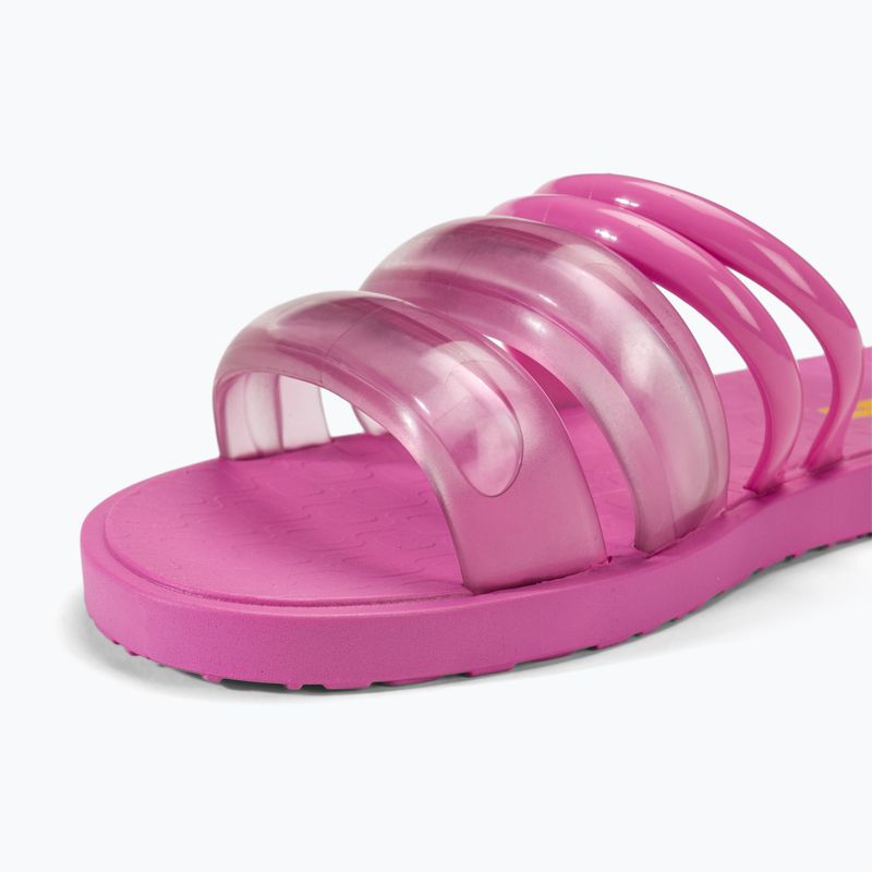 Papuci de plajă Ipanema Puffer Slide pentru femei, liliac verde lila 8