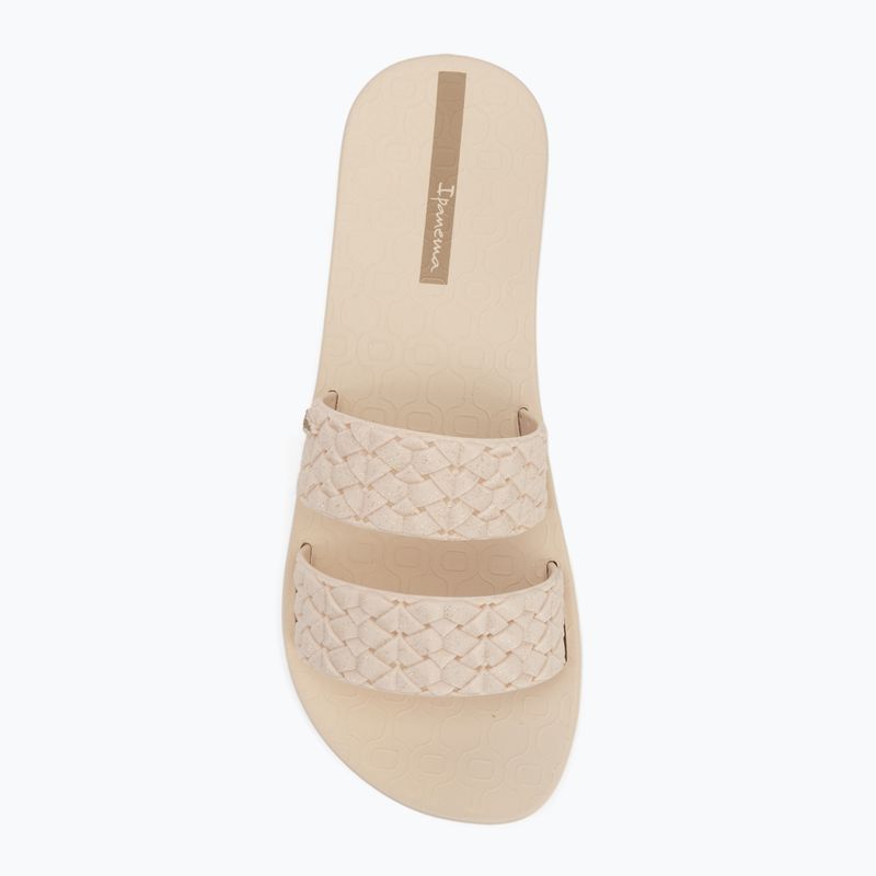 Papuci pentru femei Ipanema Renda II beige/glitter beige 5