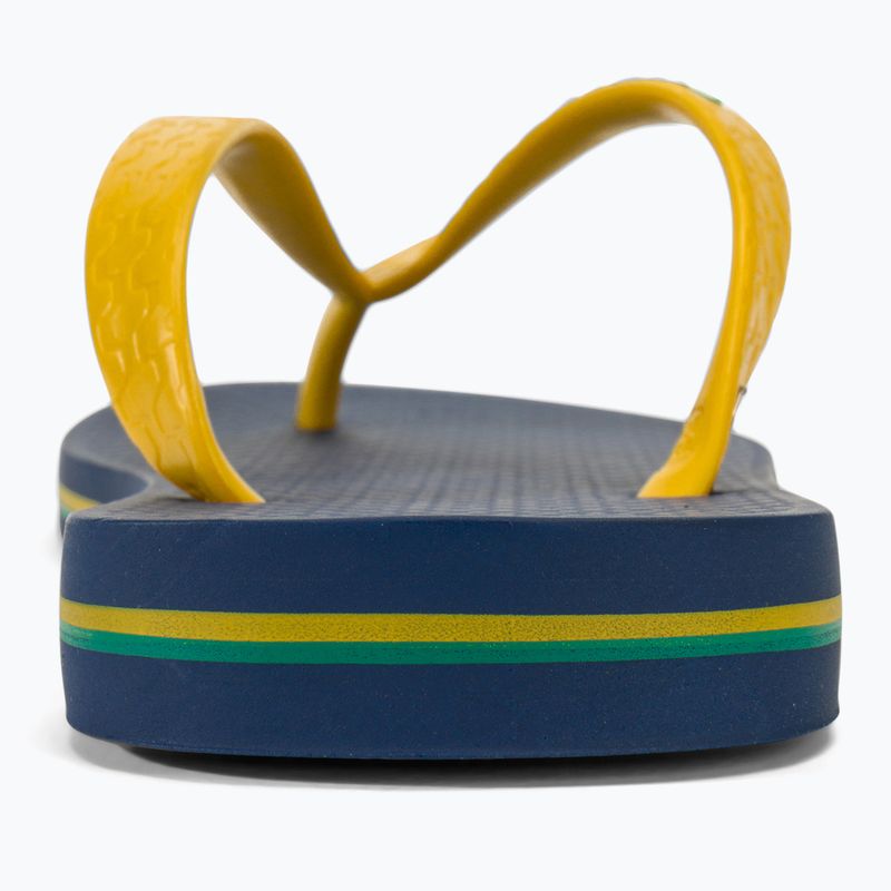 Papuci pentru bărbați Ipanema Clas Brasil II AD blue/yellow