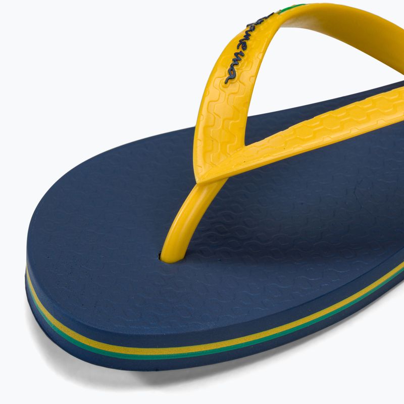 Papuci pentru bărbați Ipanema Clas Brasil II AD blue/yellow