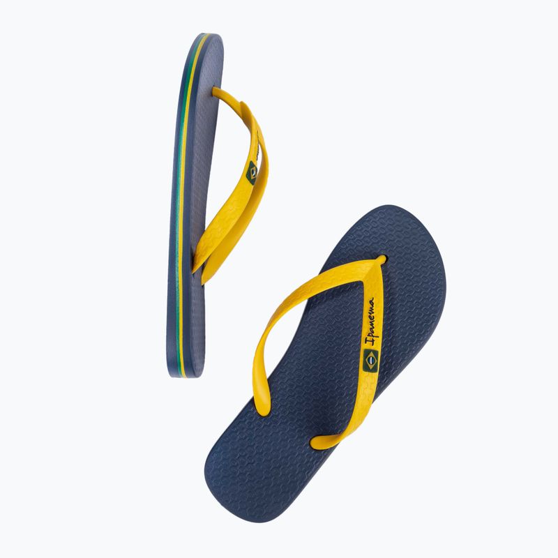 Papuci pentru bărbați Ipanema Clas Brasil II AD blue/yellow