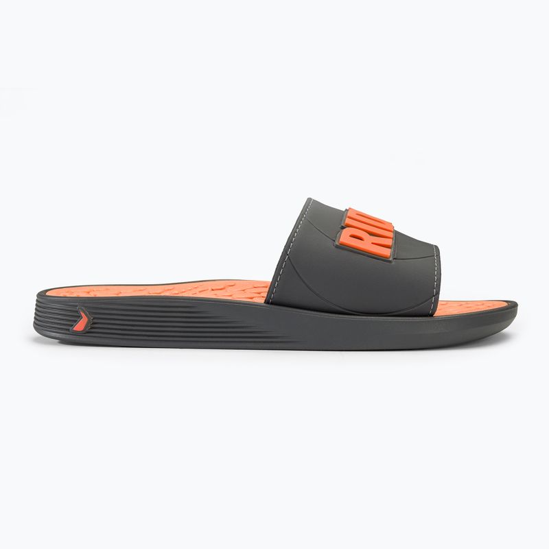 Papuci pentru bărbați RIDER Pump Slide AD grey/dark grey/orange 2