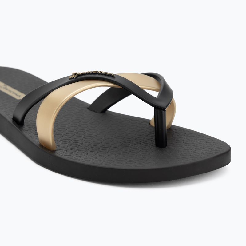 Șlapi pentru femei Ipanema Kirei black/gold 7