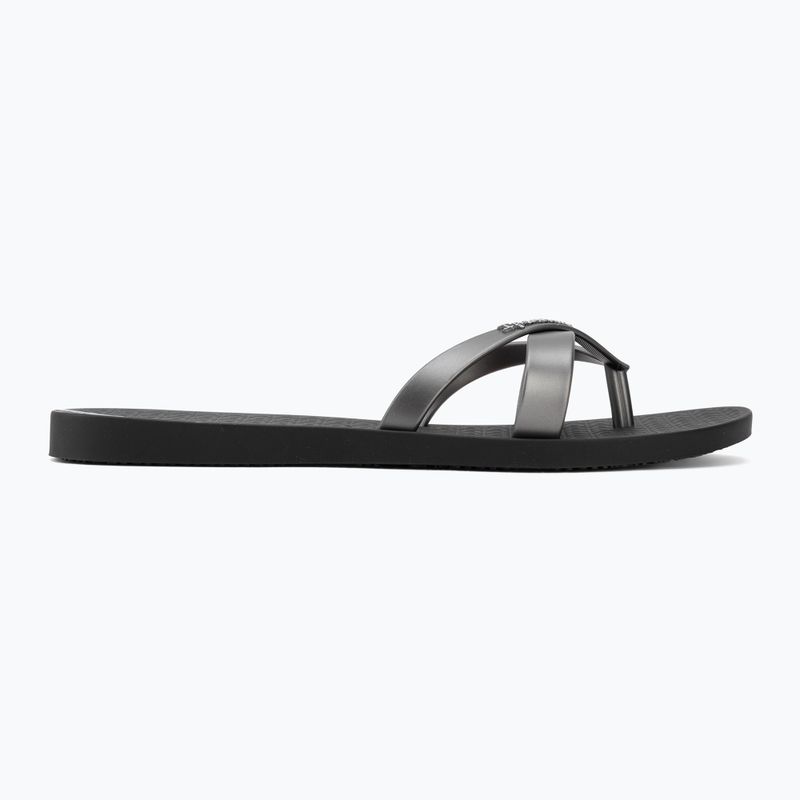 Șlapi pentru femei Ipanema Kirei black/silver 2