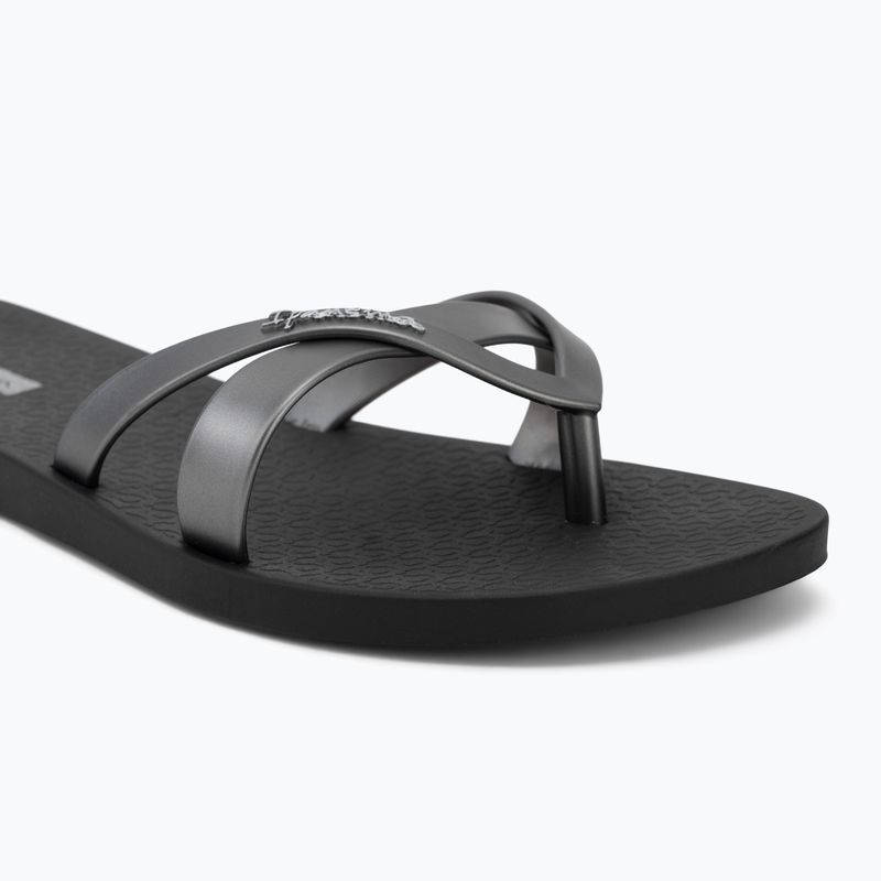 Șlapi pentru femei Ipanema Kirei black/silver 7