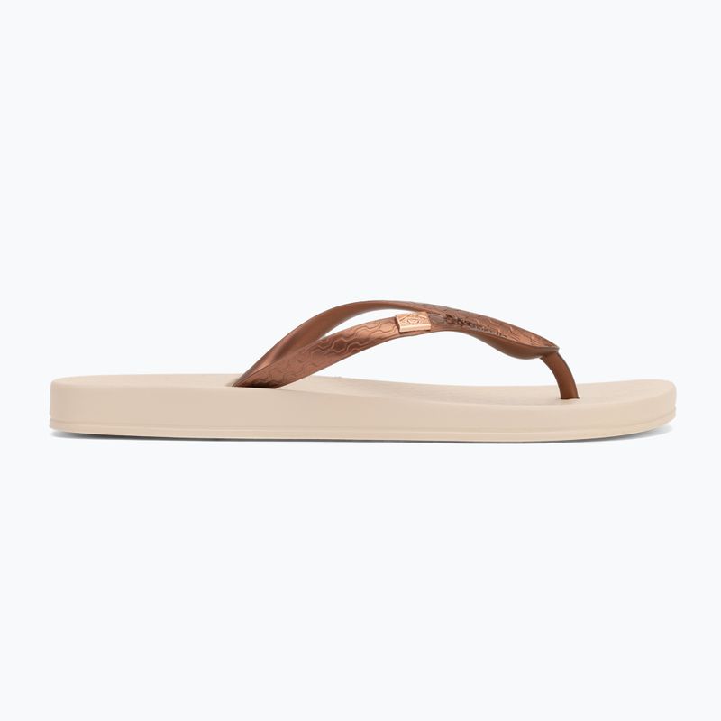 Șlapi pentru femei Ipanema Anatomic Brasilidade beige/copper 2