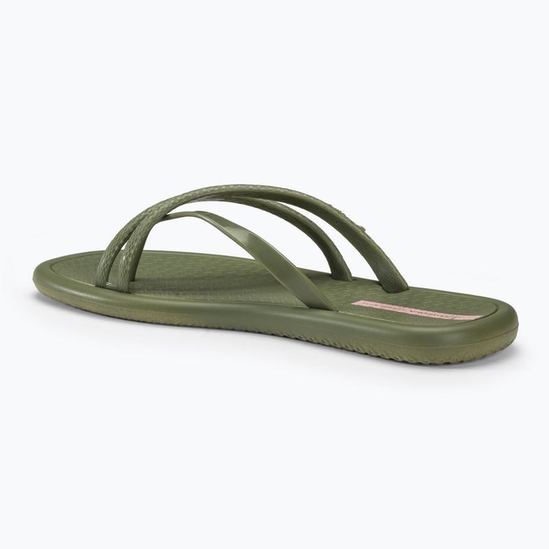 Ipanema Meu Sol Thon verde / roz flip flop pentru femei 3