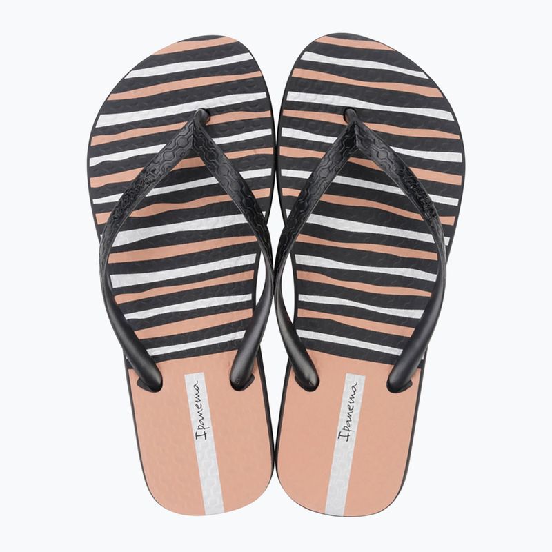Șlapi pentru femei Ipanema Classic Happy XII black/black/pink 2