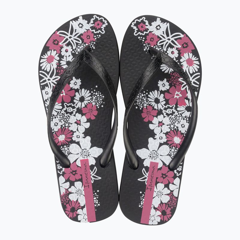 Șlapi pentru femei Ipanema Classic Happy XII black/black/white 9