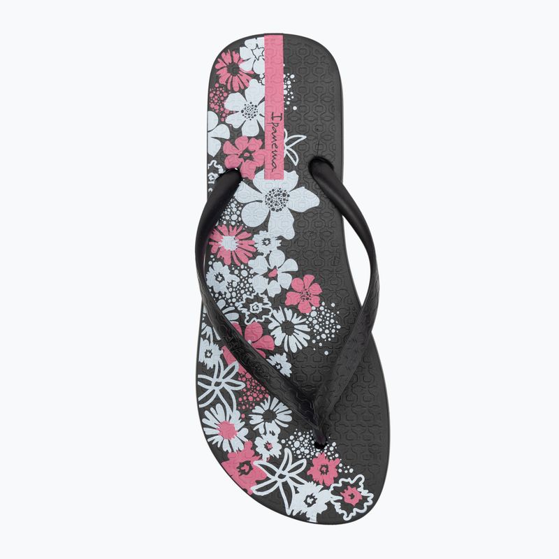 Șlapi pentru femei Ipanema Classic Happy XII black/black/white 5