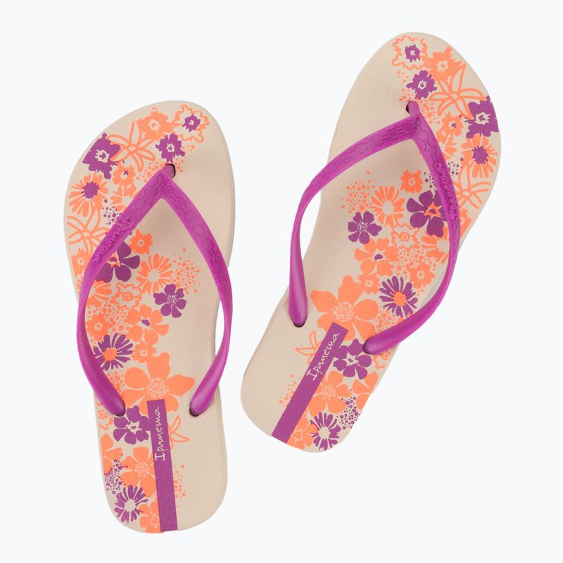 Șlapi pentru femei Ipanema Classic Happy XII beige/pink/orange 3