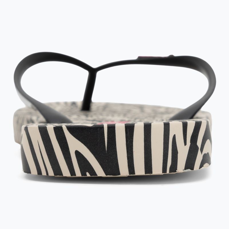 Șlapi pentru femei Ipanema Animal Print VI beige/black/pink 6
