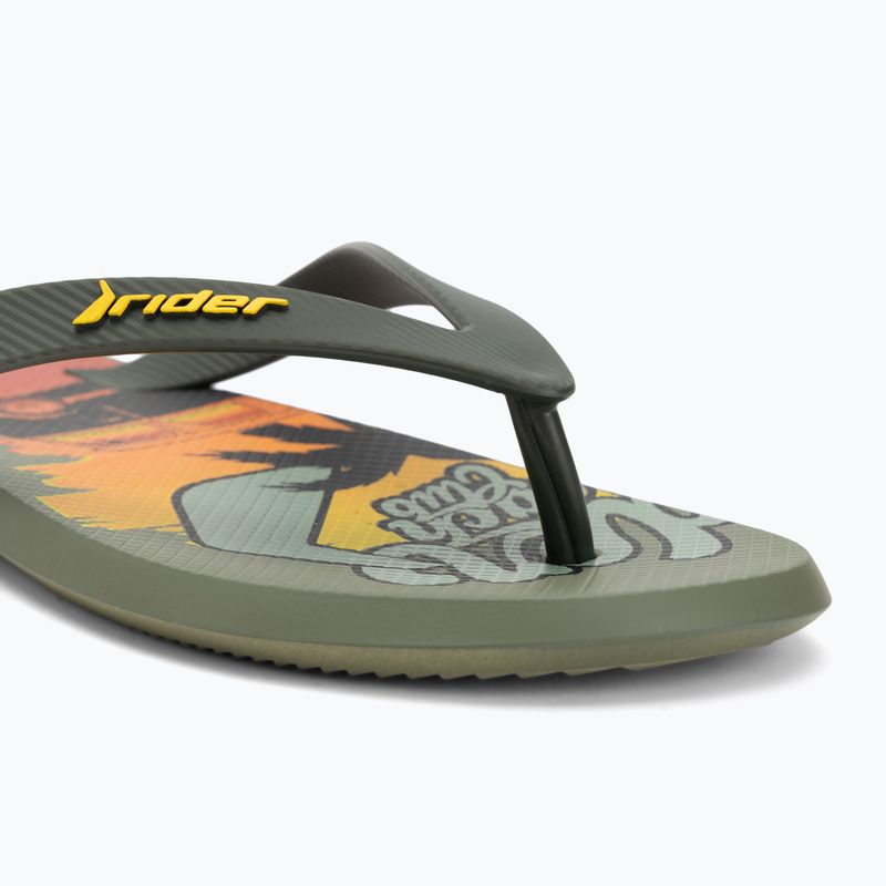 Șlapi pentru bărbați RIDER R1 Energy VII green/orange/yellow 7