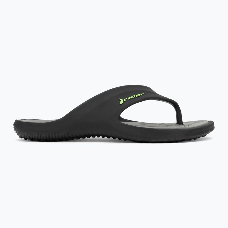 Papuci pentru bărbați Rider Cape XVIII black/grey/green 2