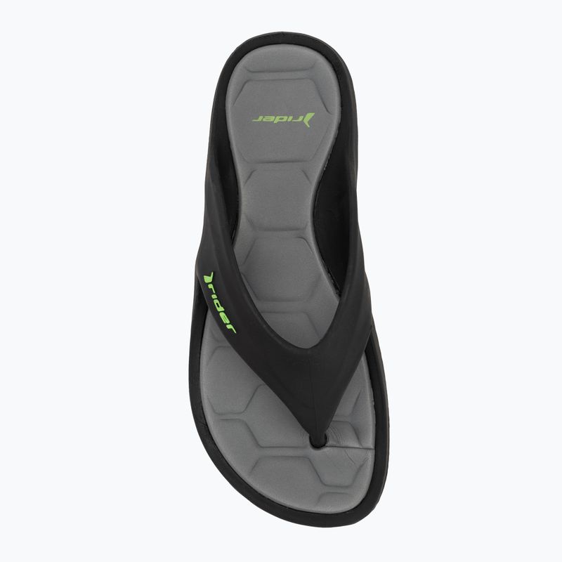 Papuci pentru bărbați Rider Cape XVIII black/grey/green 5