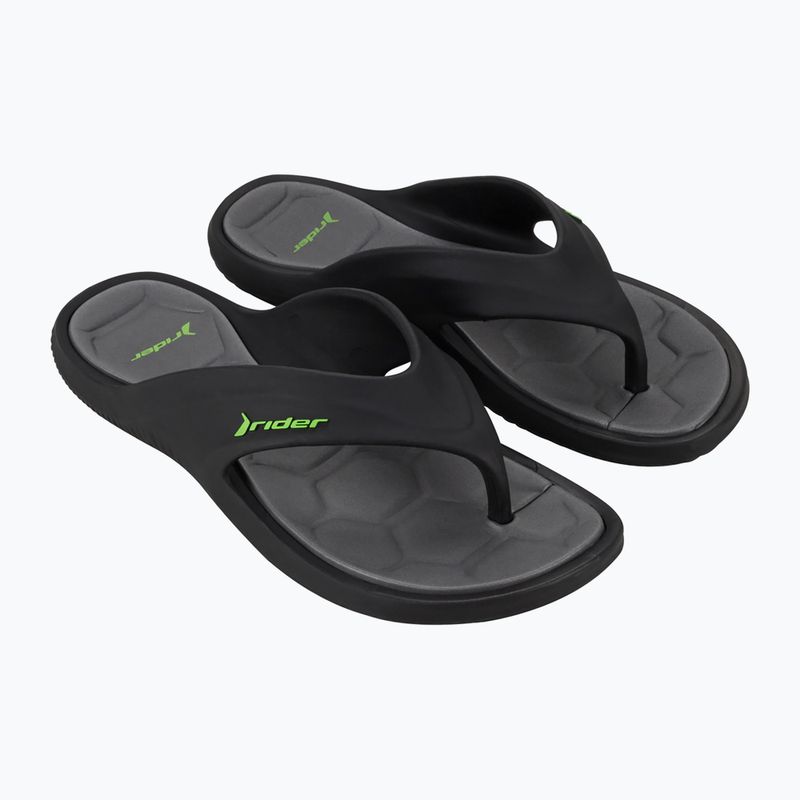 Papuci pentru bărbați Rider Cape XVIII black/grey/green