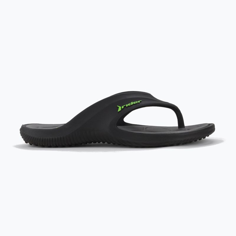 Papuci pentru bărbați Rider Cape XVIII black/grey/green 3