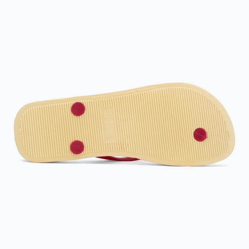Papuci pentru femei Ipanema Verao Tropical yellow/red 4