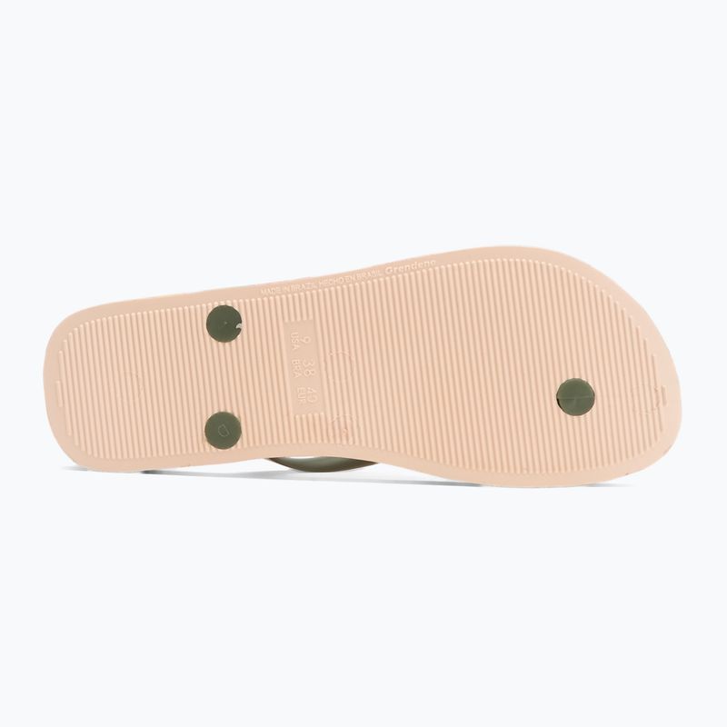 Papuci pentru femei Ipanema Verao Tropical beige/green 4