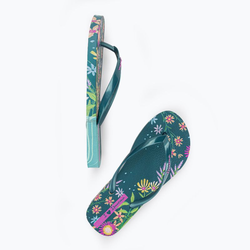 Papuci pentru femei Ipanema Verao Tropical dark blue/blue 3