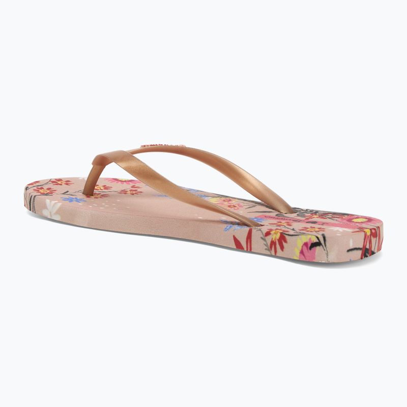 Papuci pentru femei Ipanema Verao Tropical beige/gold 3
