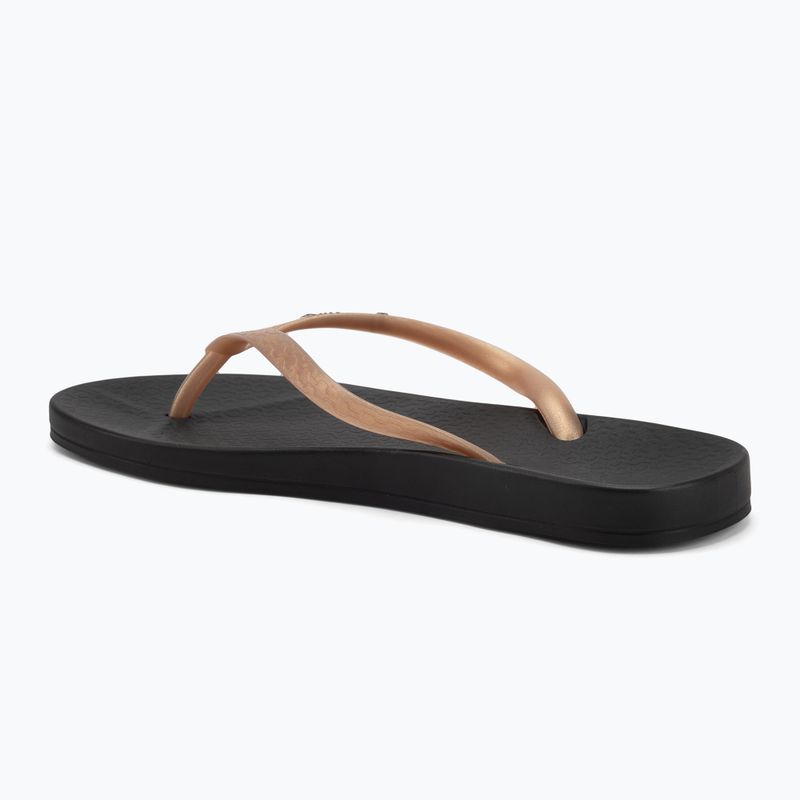 Papuci pentru femei Ipanema Anat Tan black/gold 3
