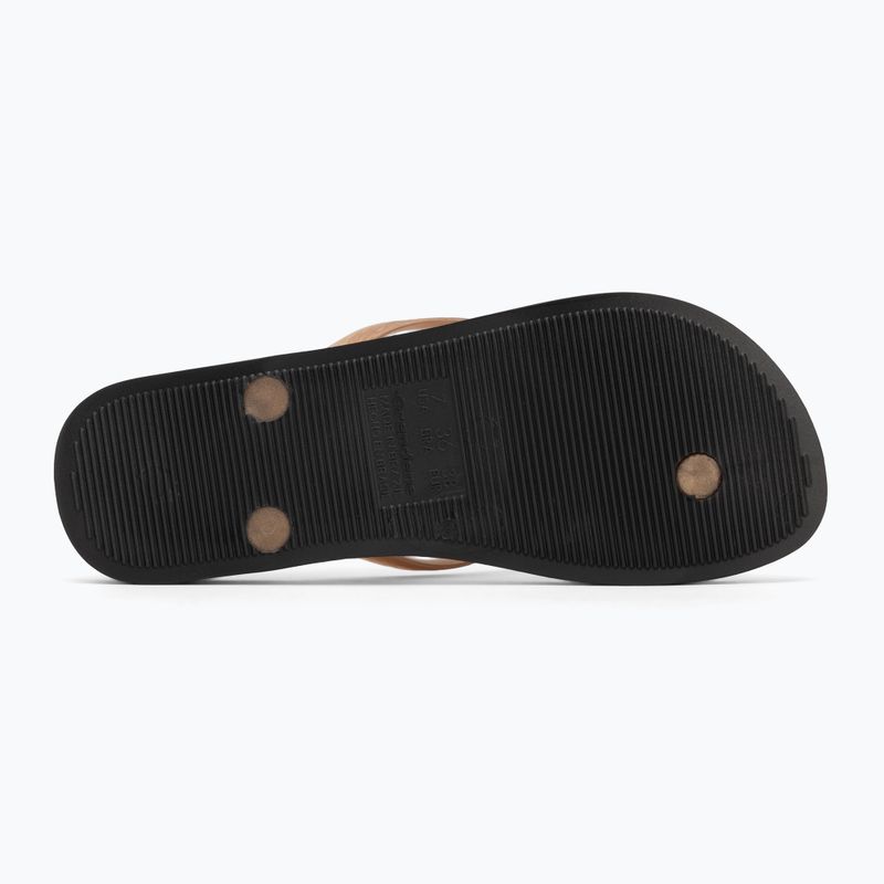 Papuci pentru femei Ipanema Anat Tan black/gold 4