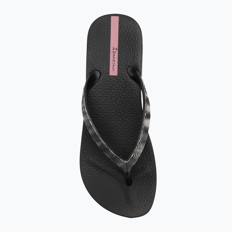 Șlapi pentru femei Ipanema Mesh X Plat black/black/lilac 5