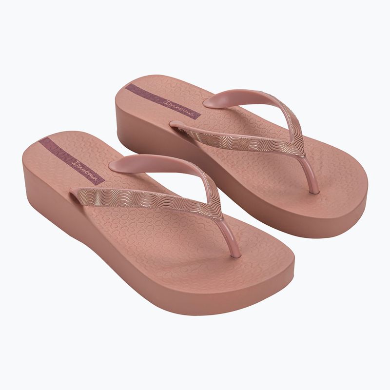 Șlapi pentru femei Ipanema Mesh X Plat roz / roz / roșu